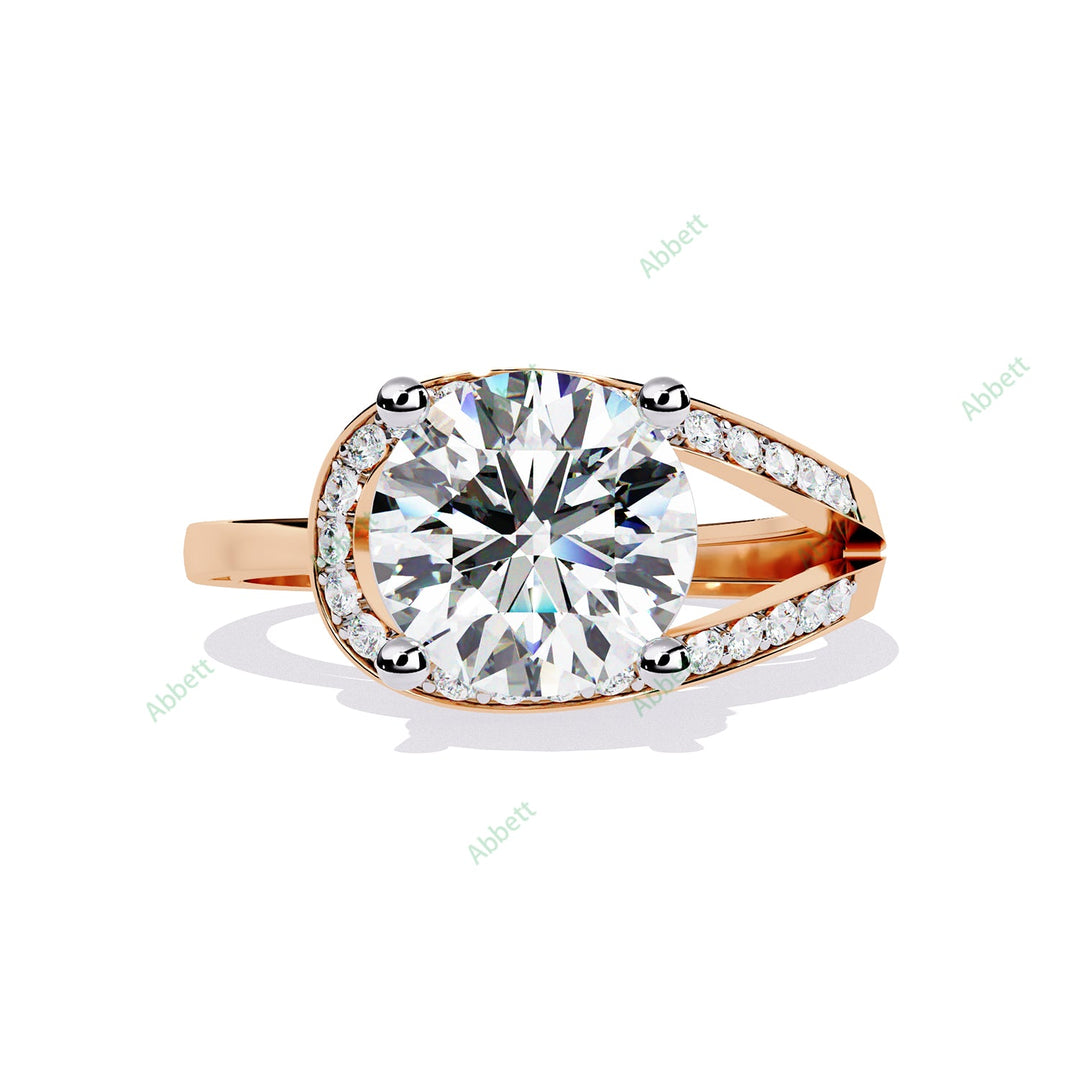 Accented Engagement Ring ENAC1193