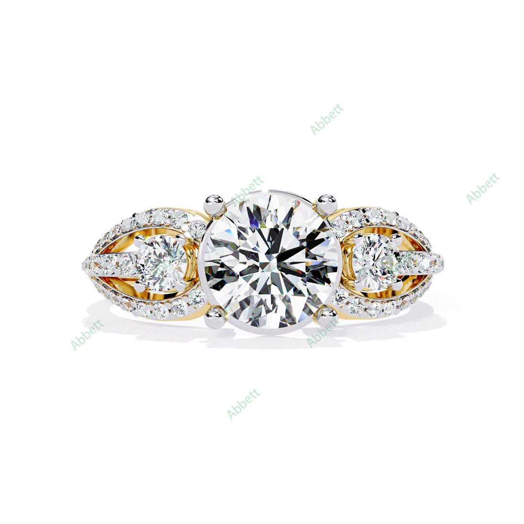 Accented Engagement Ring ENAC1194