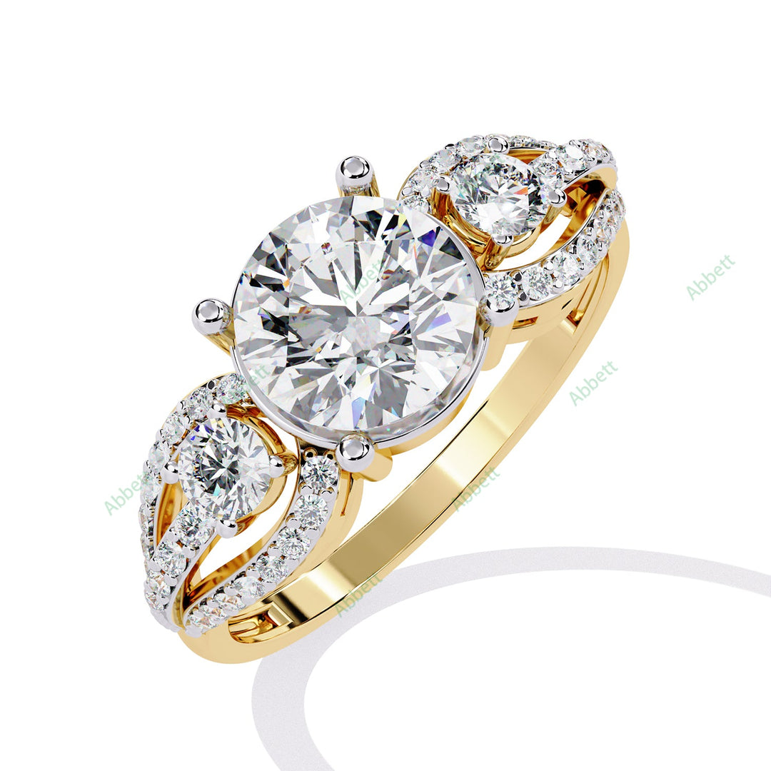Accented Engagement Ring ENAC1194