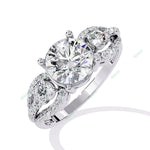 Load image into Gallery viewer, Accented Engagement Ring ENAC1194