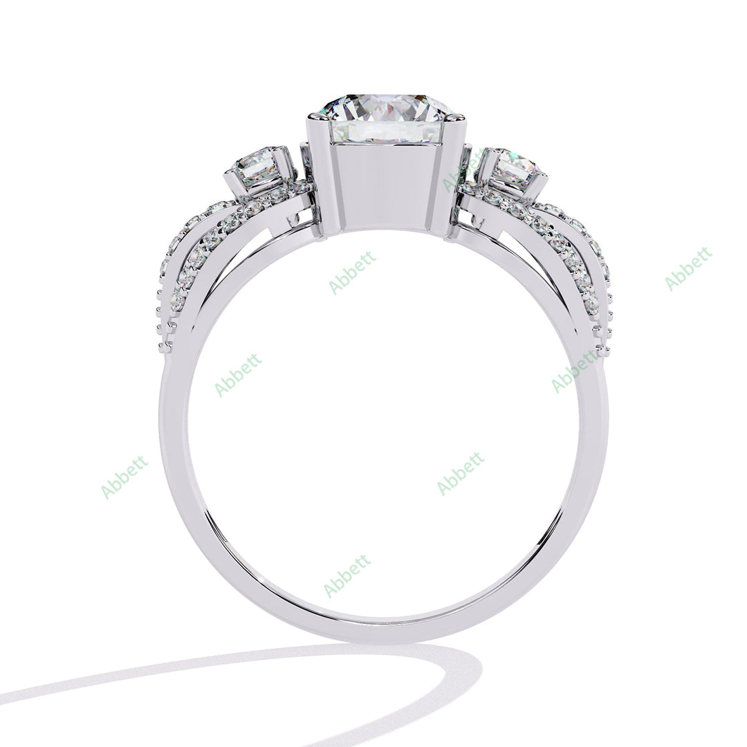 Accented Engagement Ring ENAC1194