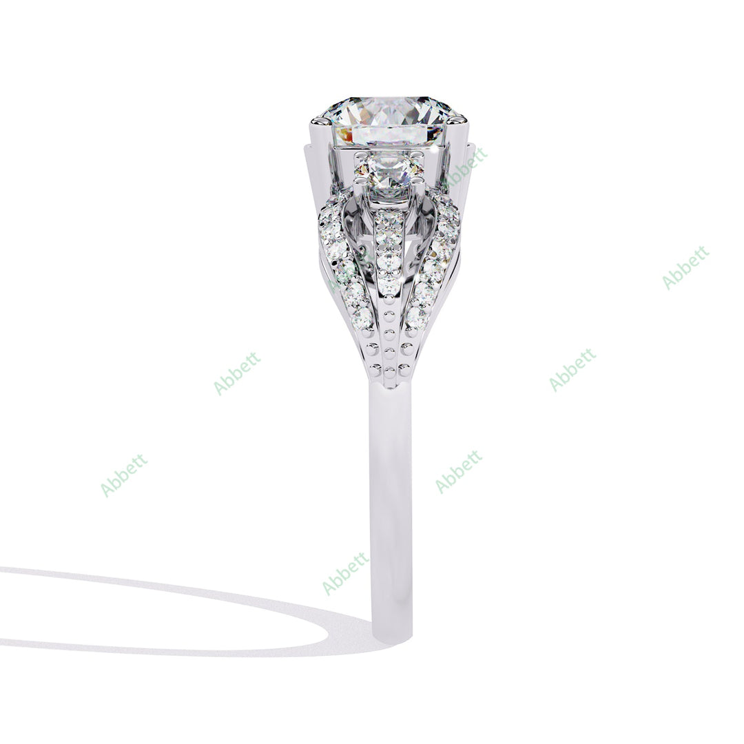 Accented Engagement Ring ENAC1194
