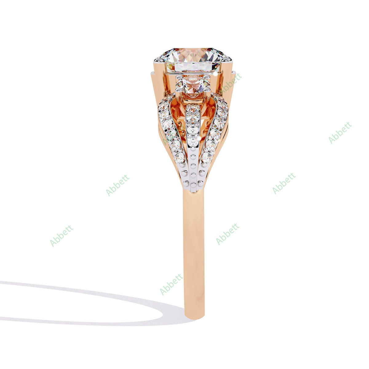 Accented Engagement Ring ENAC1194