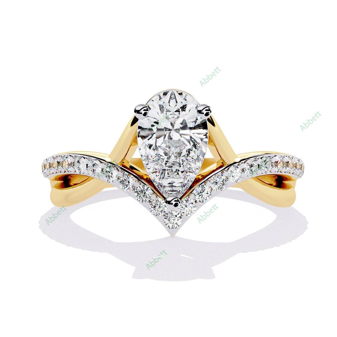 Accented Engagement Ring ENAC1195