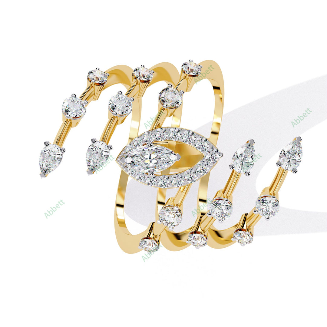 Accented Engagement Ring ENAC1196