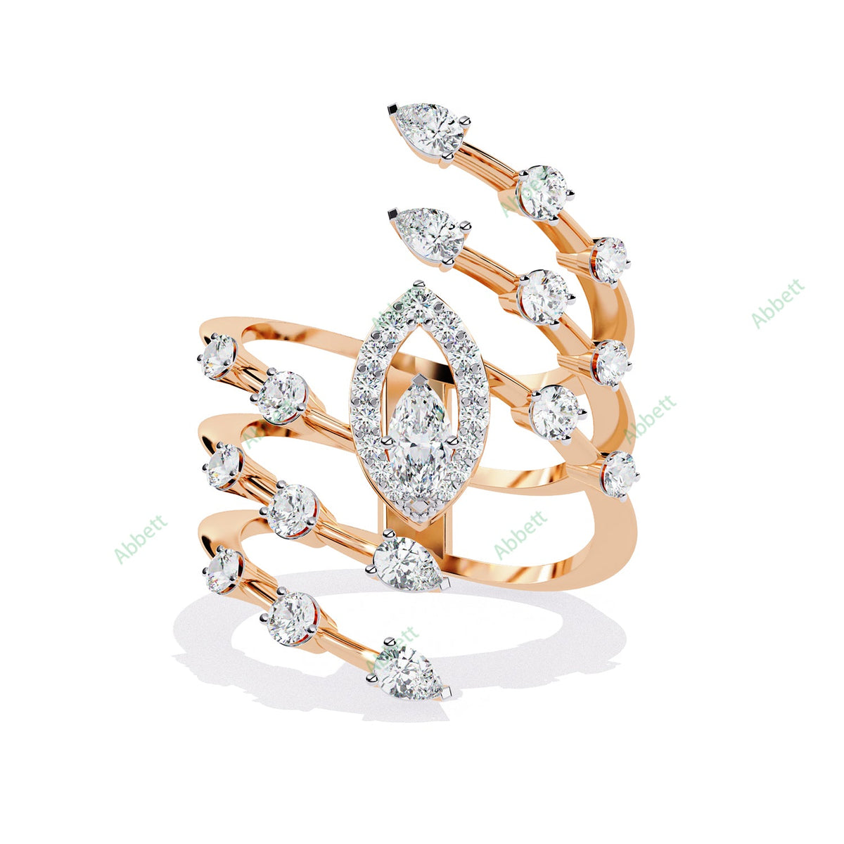 Accented Engagement Ring ENAC1196
