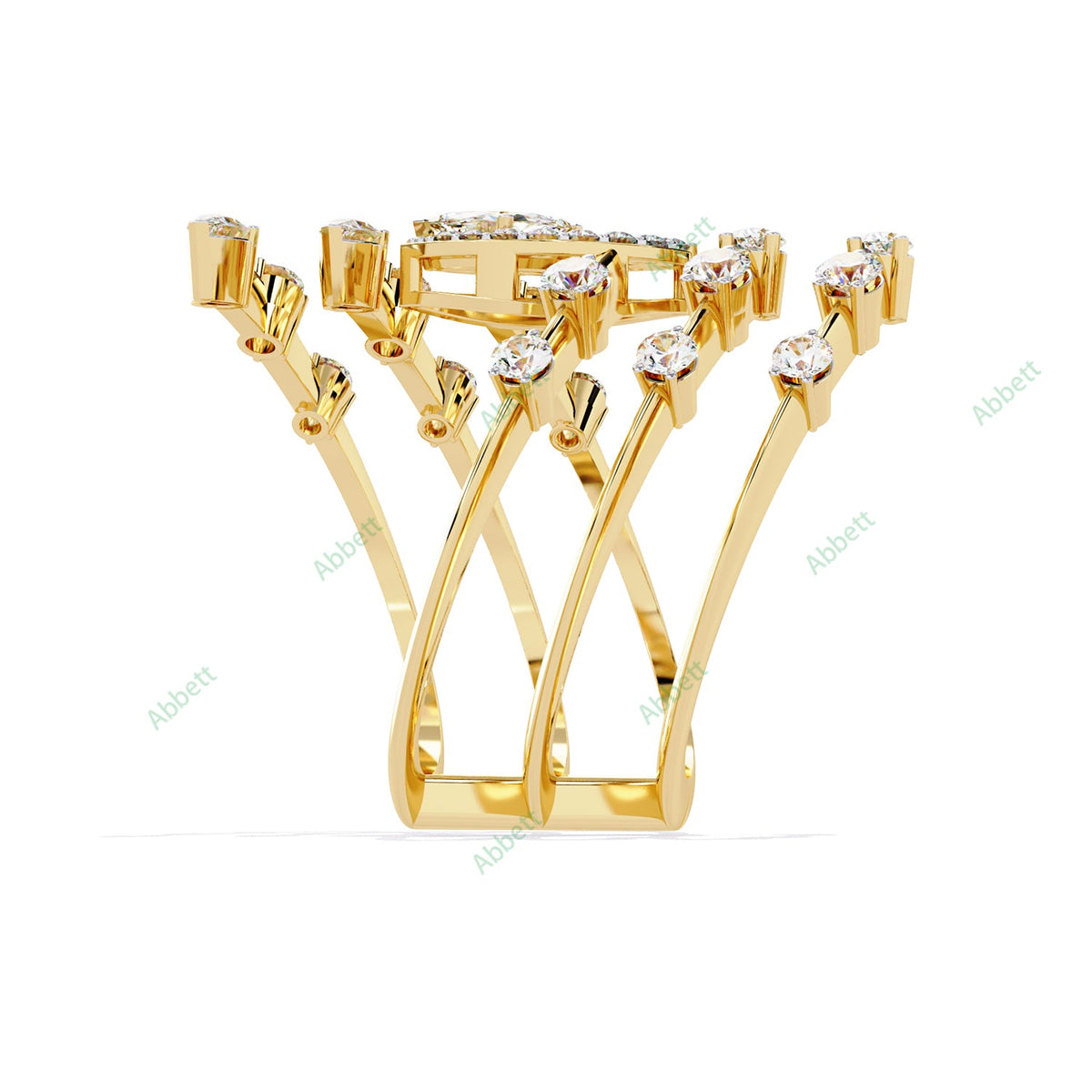 Accented Engagement Ring ENAC1196