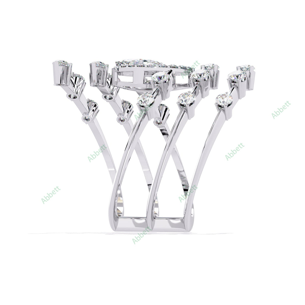Accented Engagement Ring ENAC1196