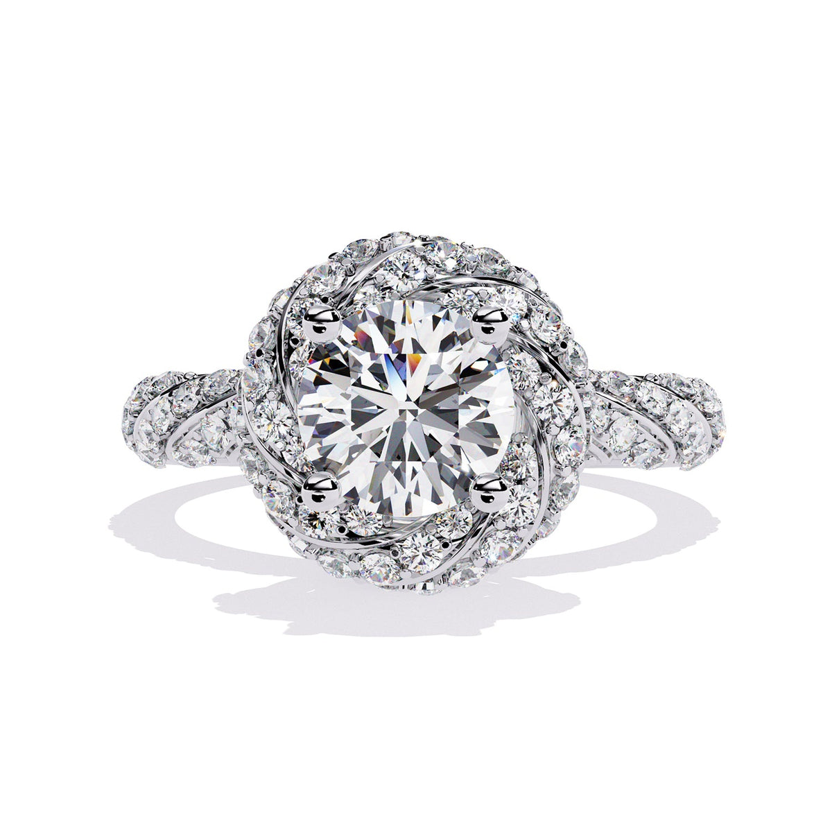 Accented Engagement Ring ENAC1197
