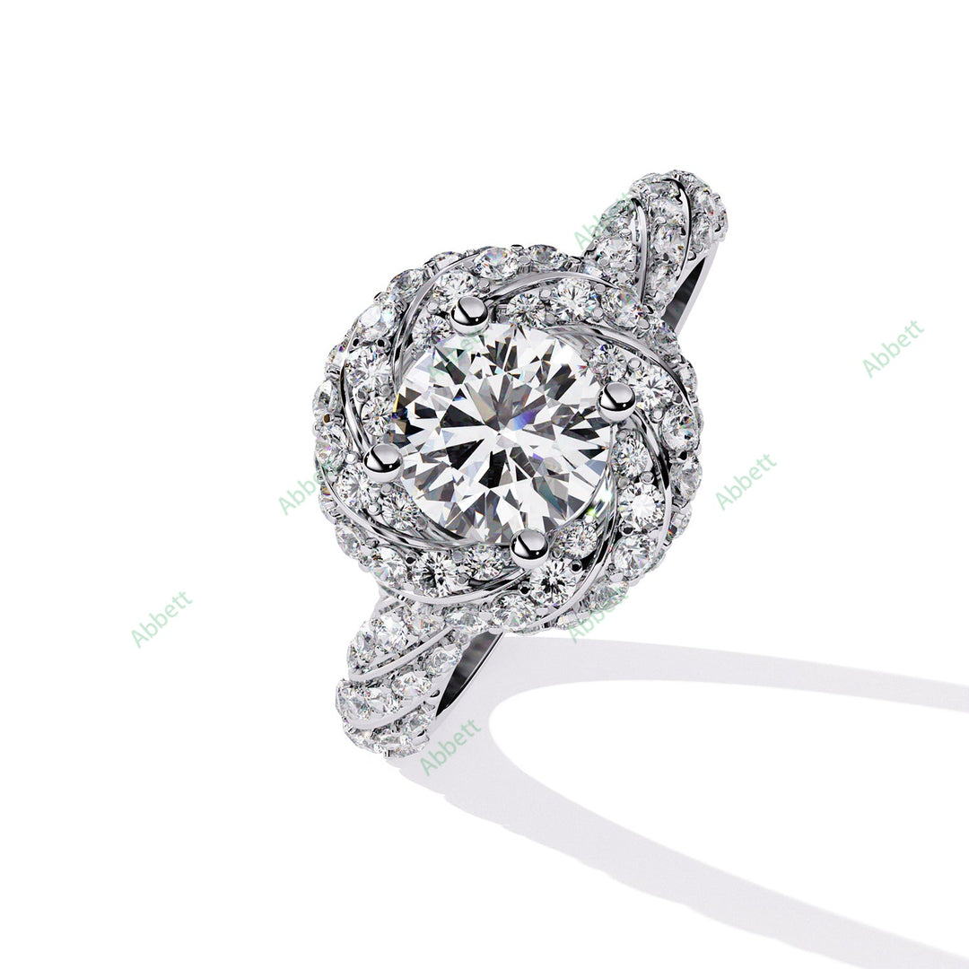 Accented Engagement Ring ENAC1197