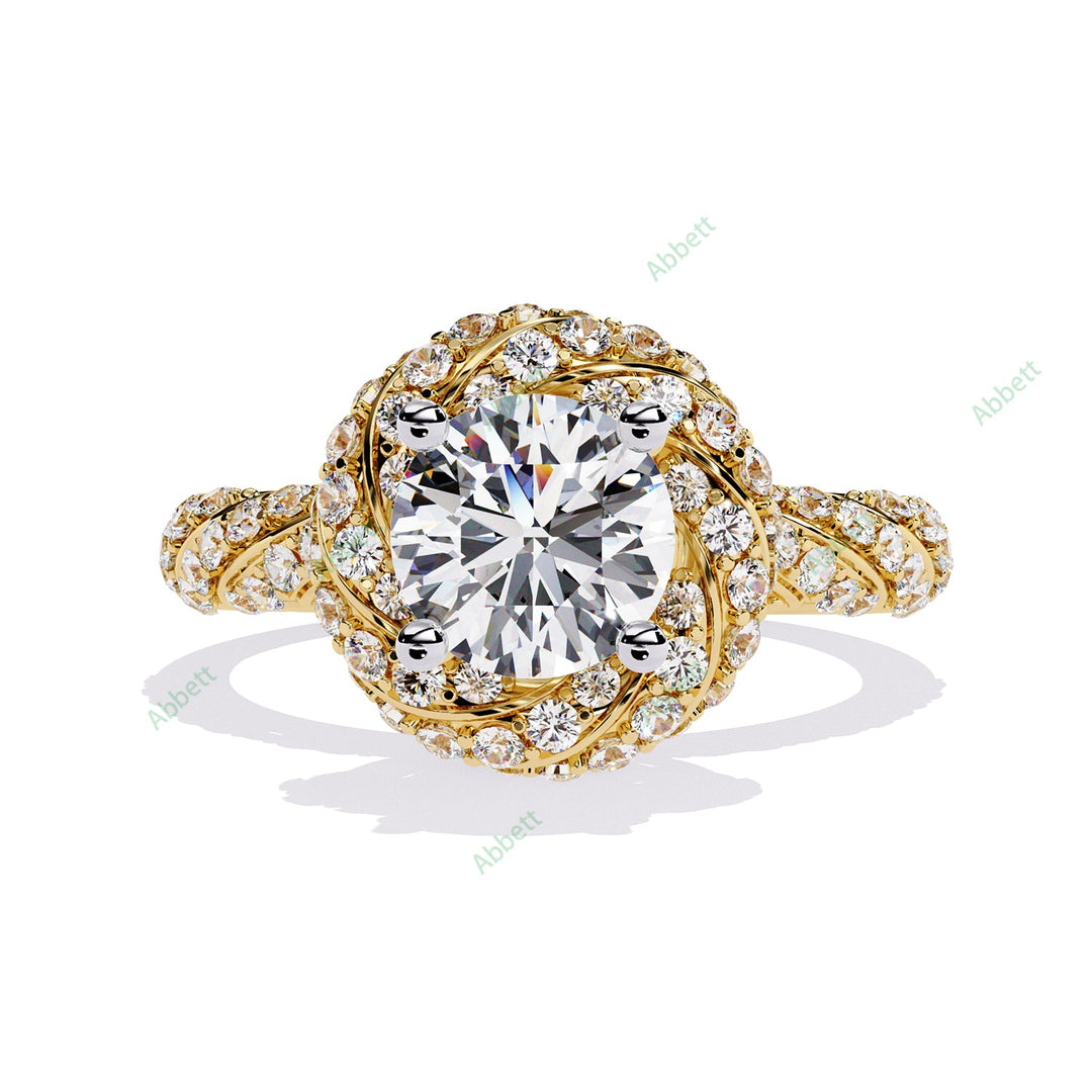 Accented Engagement Ring ENAC1197