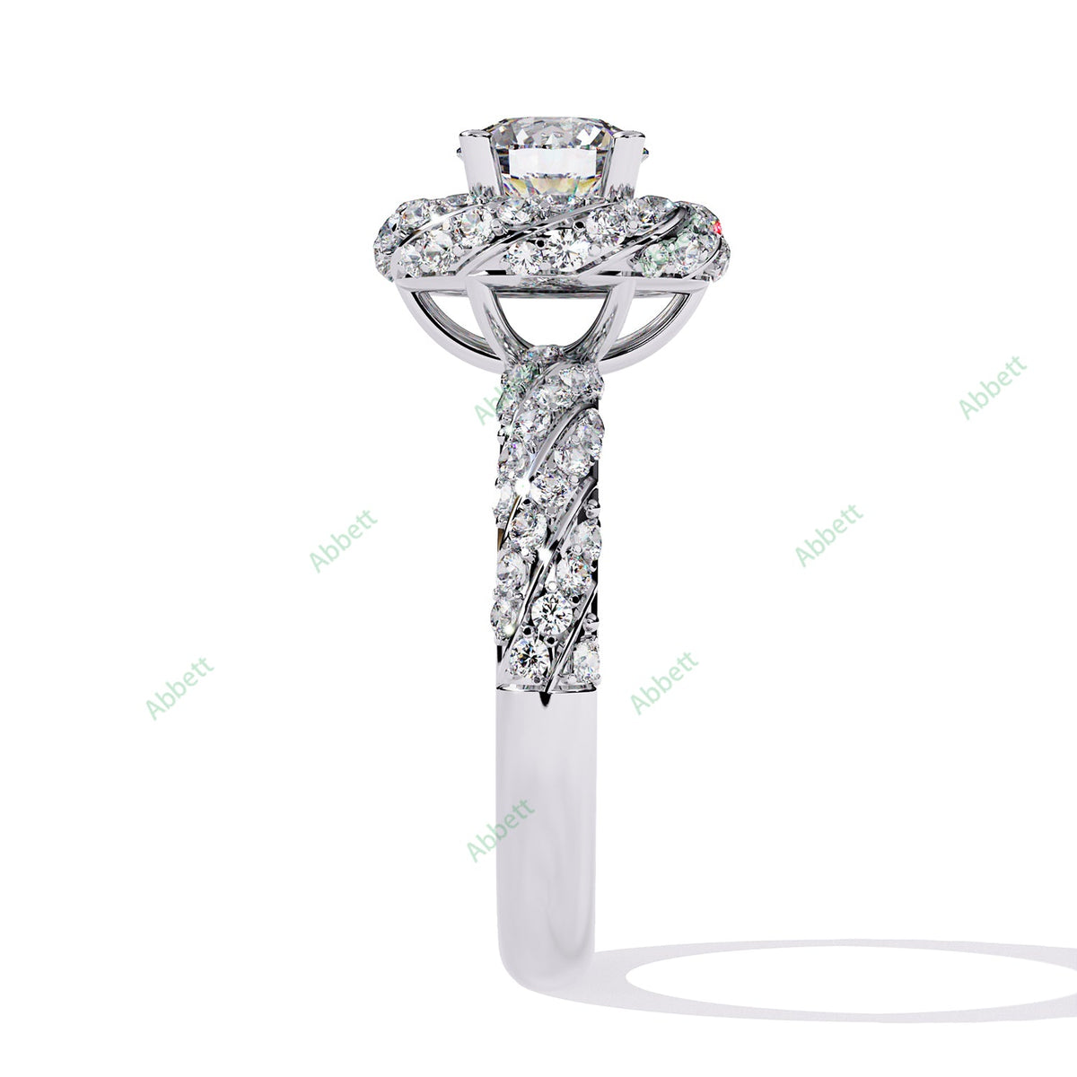 Accented Engagement Ring ENAC1197