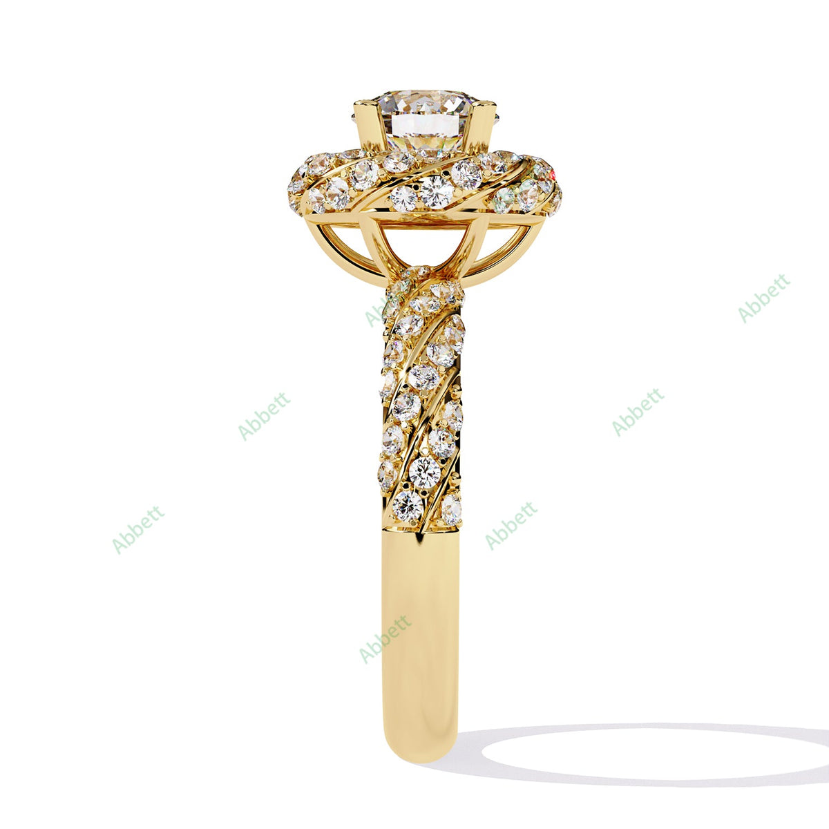 Accented Engagement Ring ENAC1197