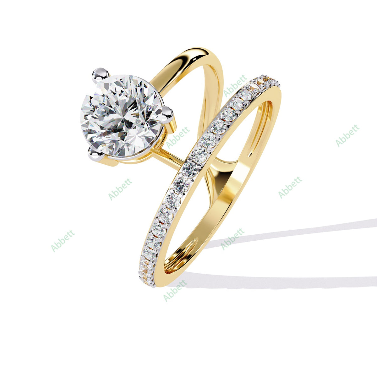 Accented Engagement Ring ENAC1198