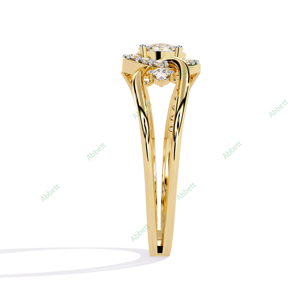 Accented Engagement Ring ENAC1199