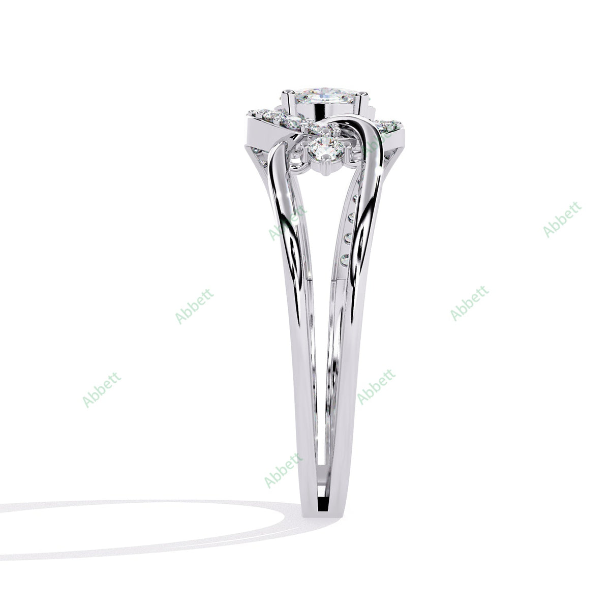 Accented Engagement Ring ENAC1199