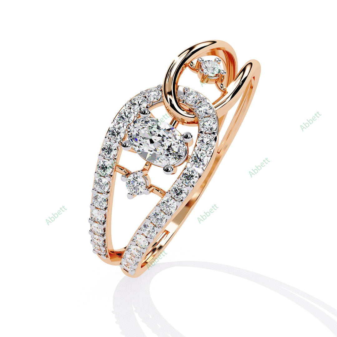 Accented Engagement Ring ENAC1199