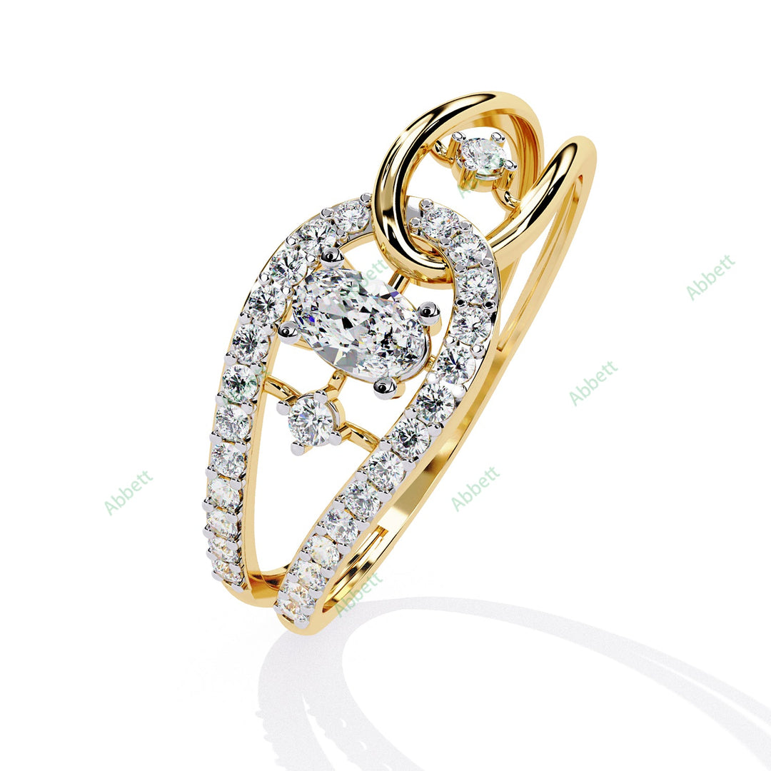 Accented Engagement Ring ENAC1199