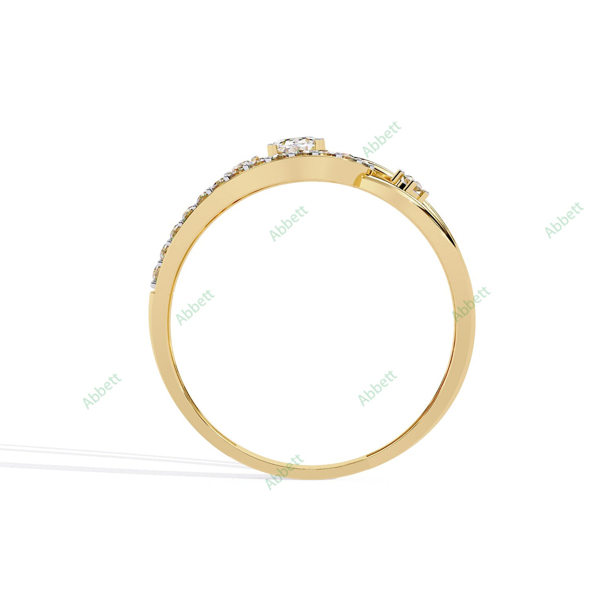 Accented Engagement Ring ENAC1199