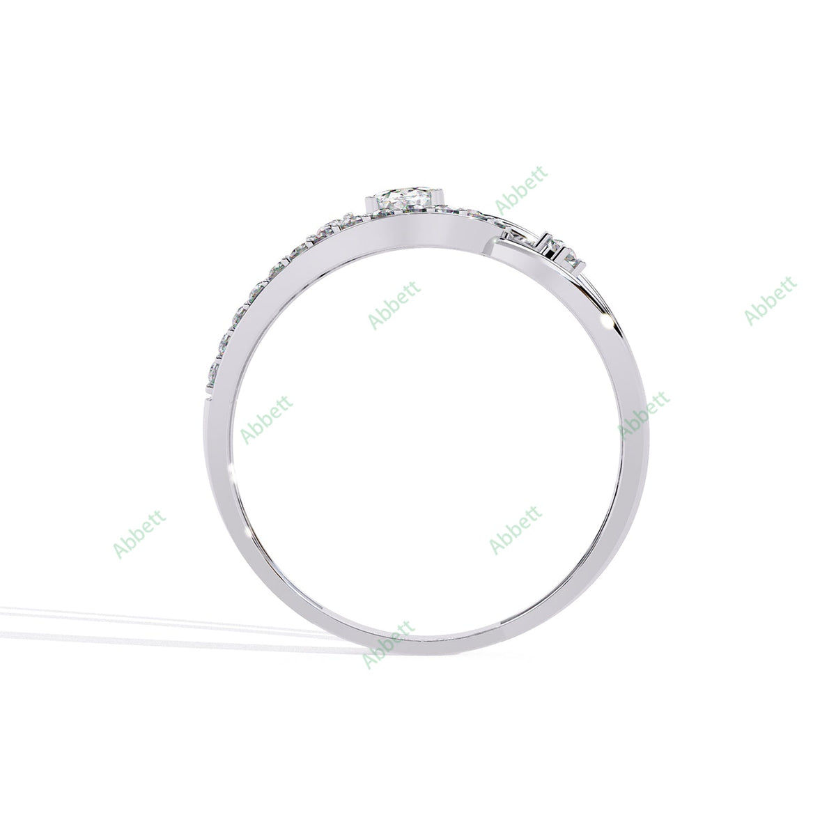 Accented Engagement Ring ENAC1199