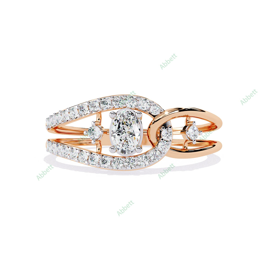 Accented Engagement Ring ENAC1199
