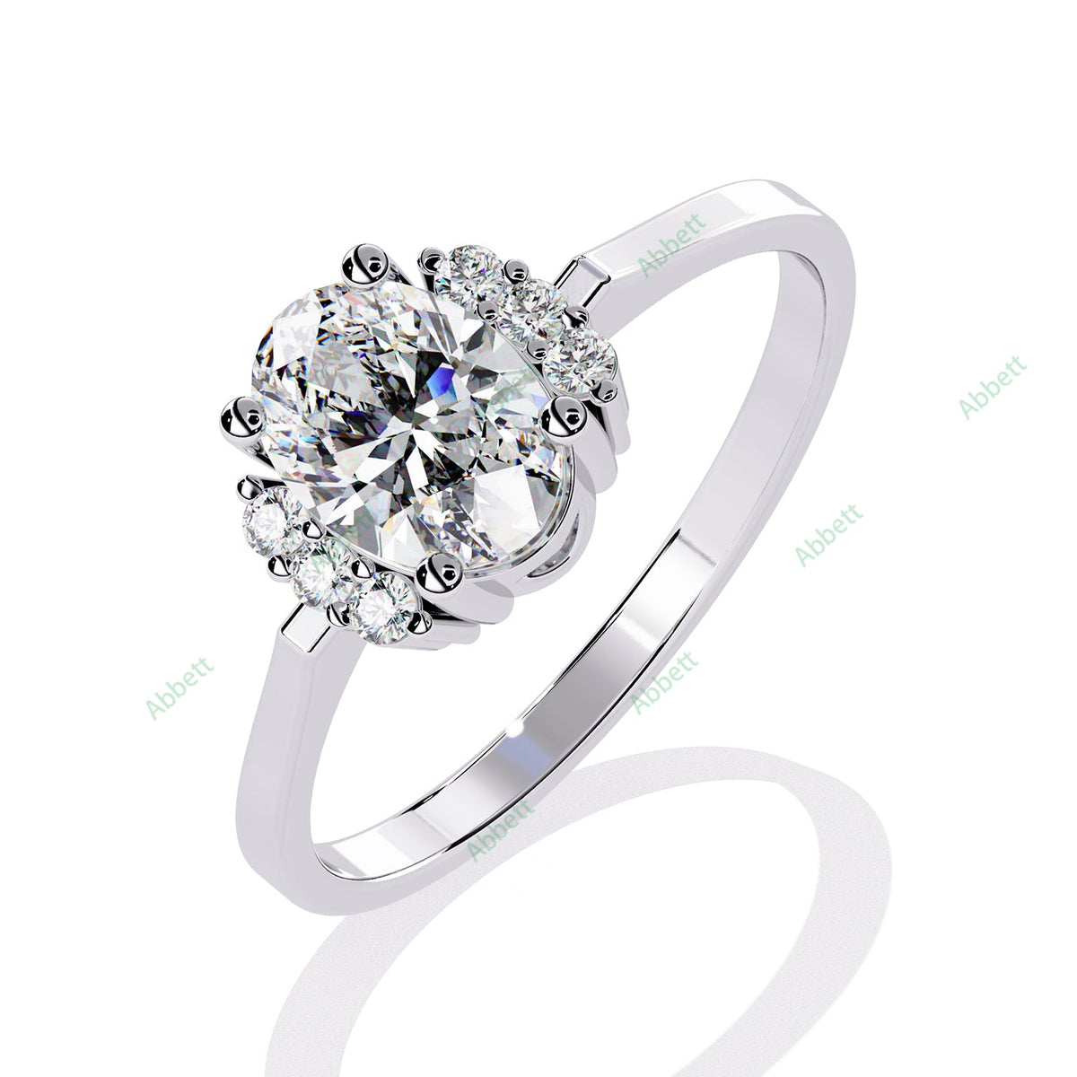 Accented Engagement Ring ENAC1200