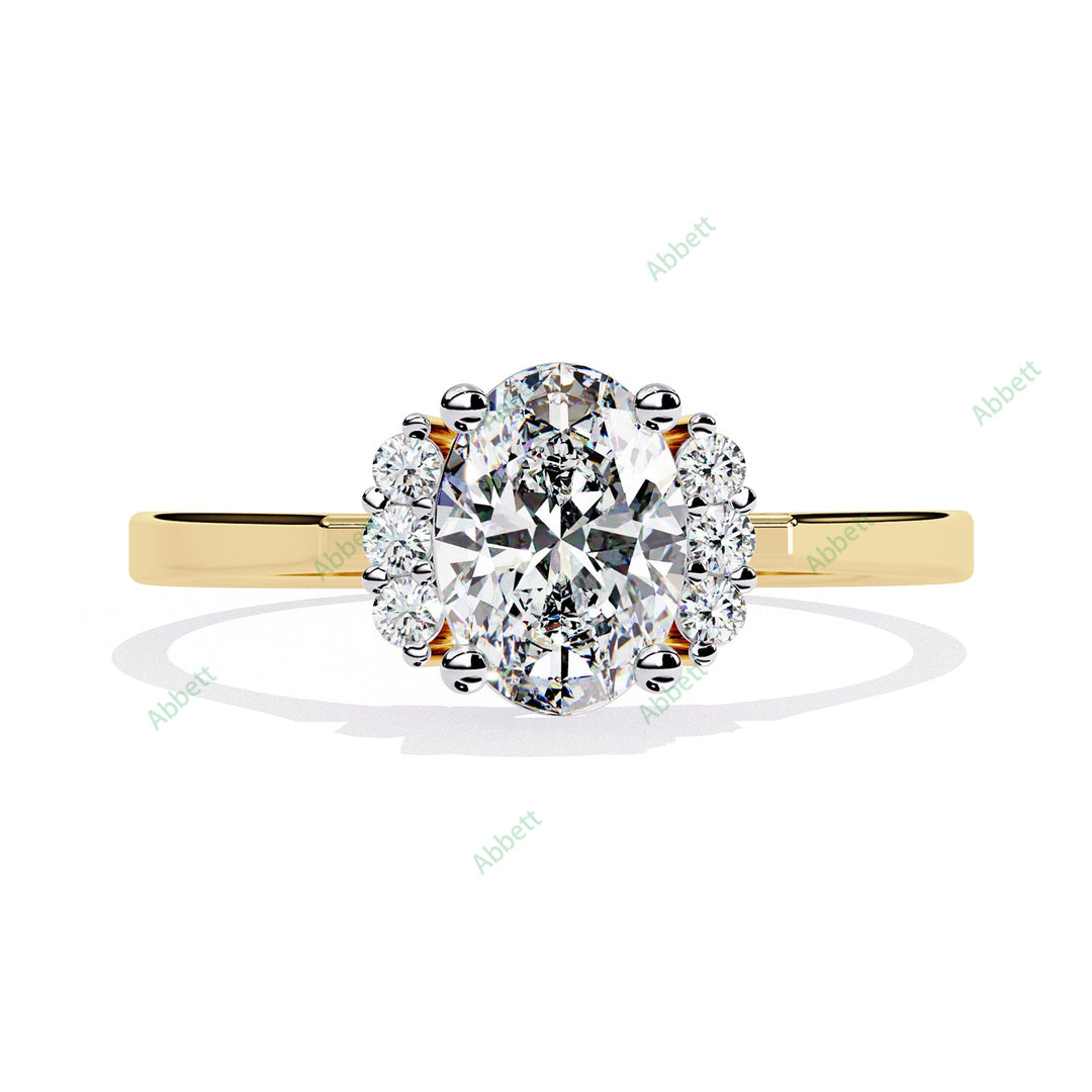 Accented Engagement Ring ENAC1200