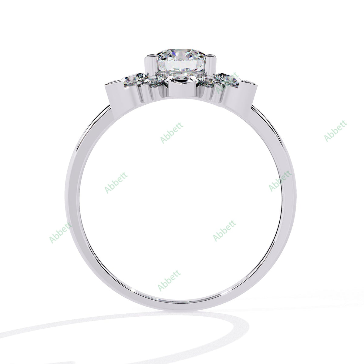 Accented Engagement Ring ENAC1201