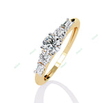 Load image into Gallery viewer, Accented Engagement Ring ENAC1204