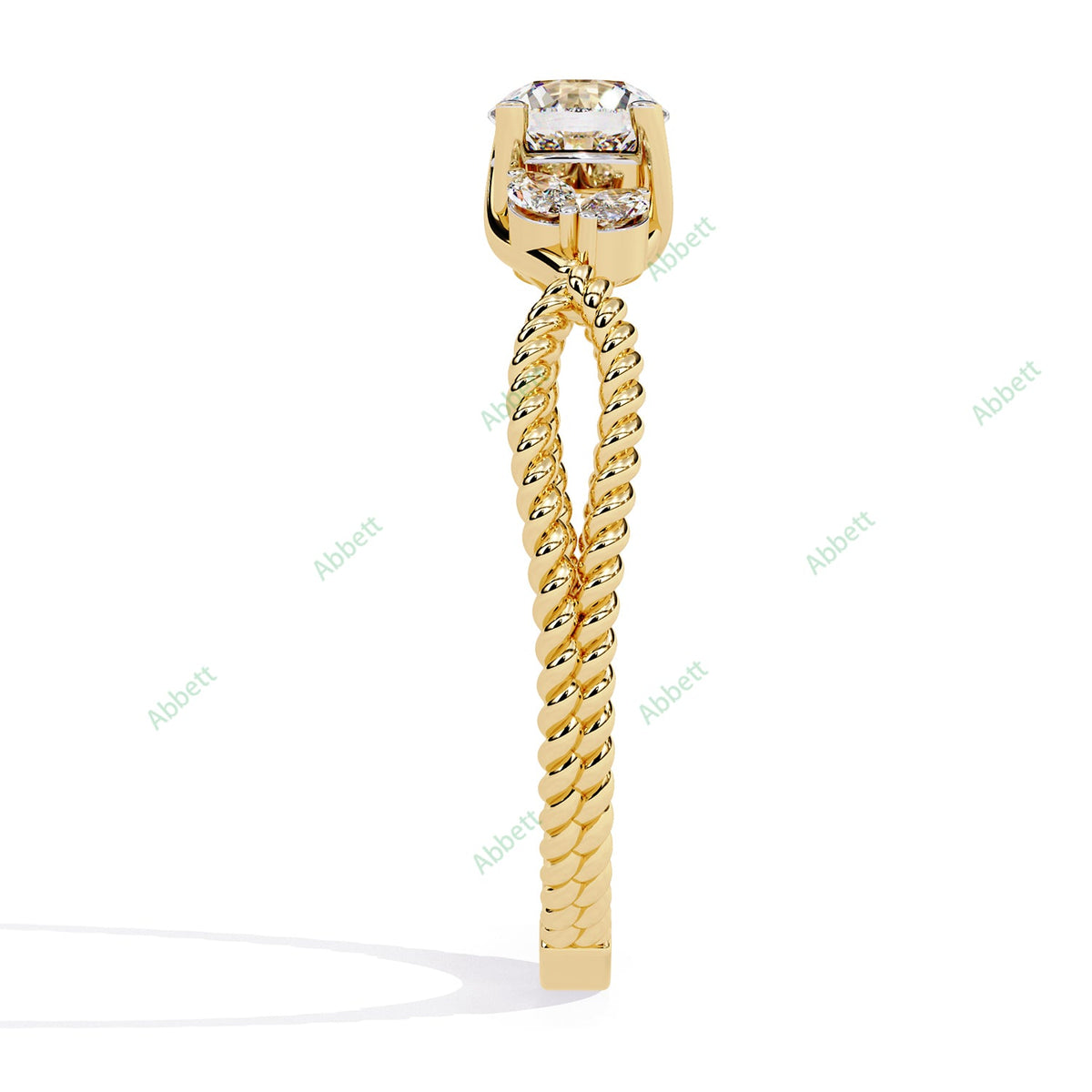 Accented Engagement Ring ENAC1205