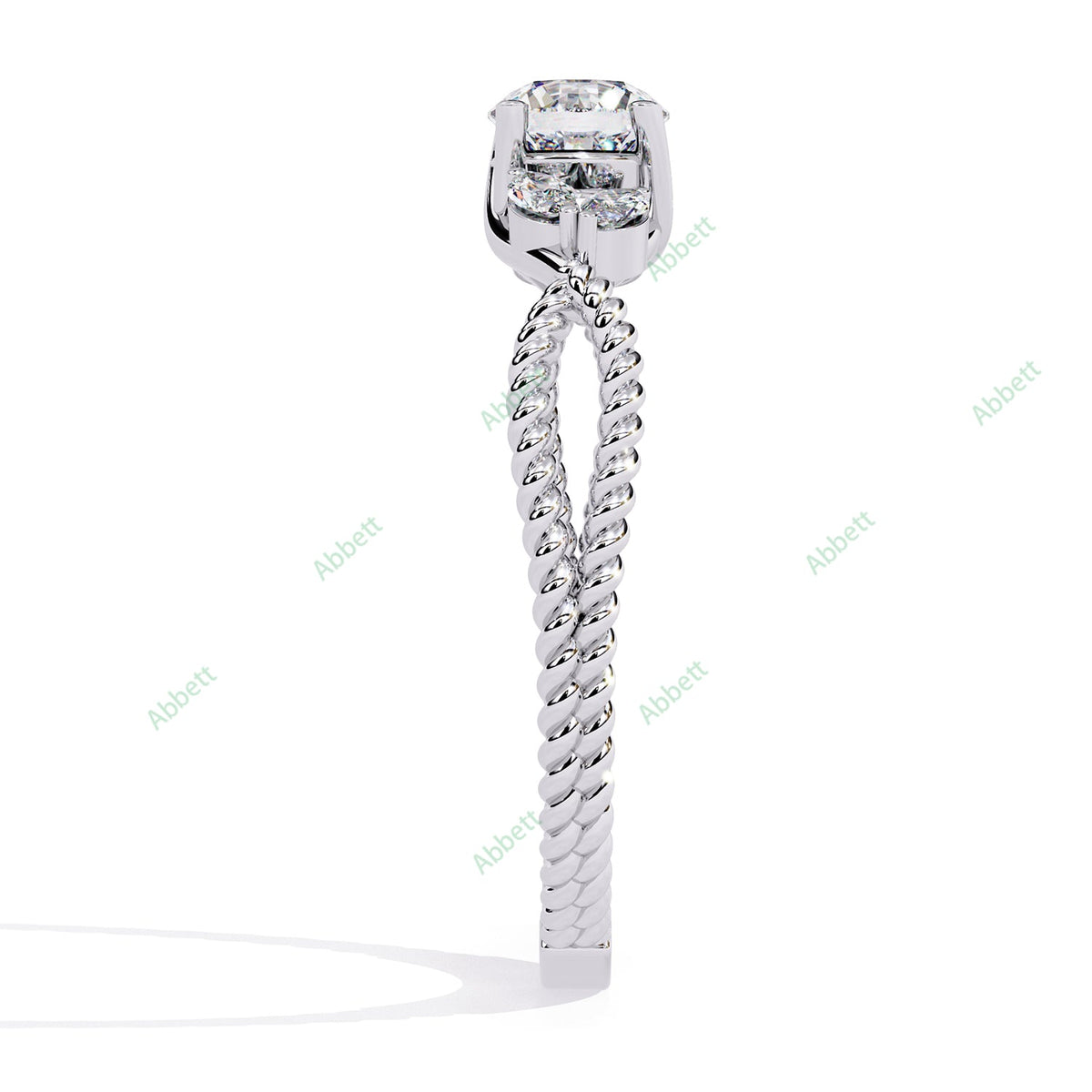 Accented Engagement Ring ENAC1205