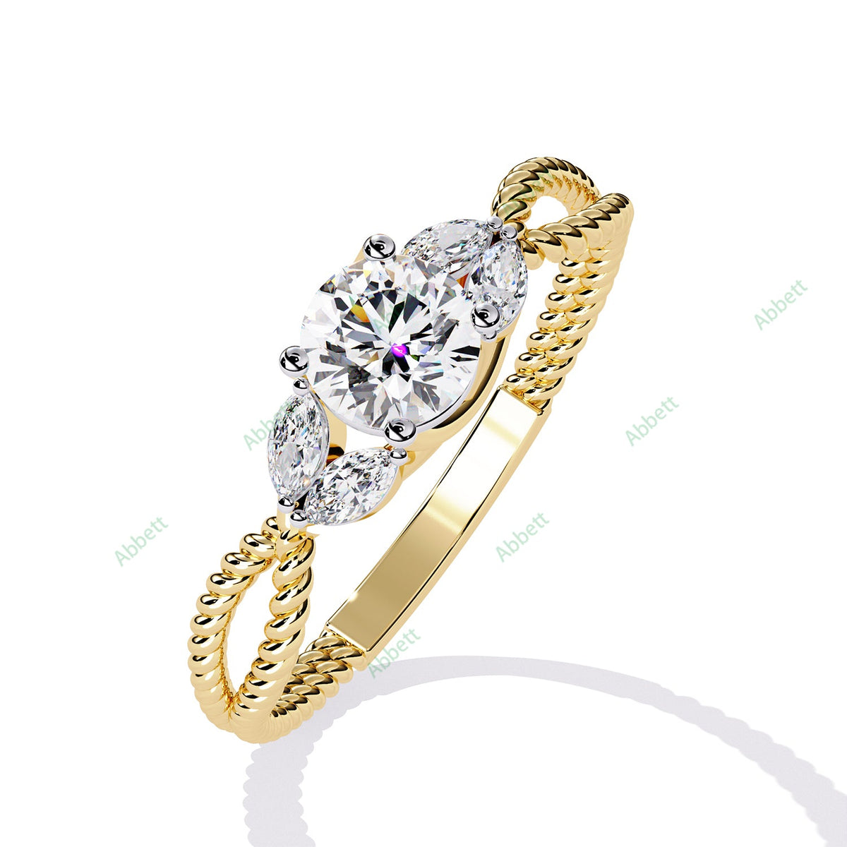 Accented Engagement Ring ENAC1205