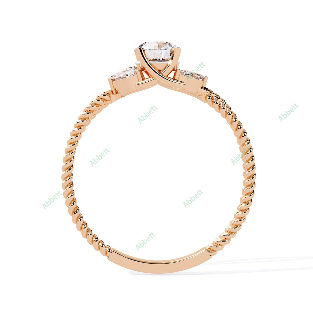 Accented Engagement Ring ENAC1205