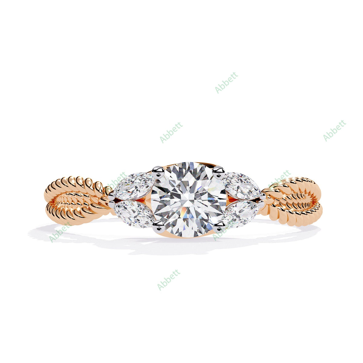 Accented Engagement Ring ENAC1205