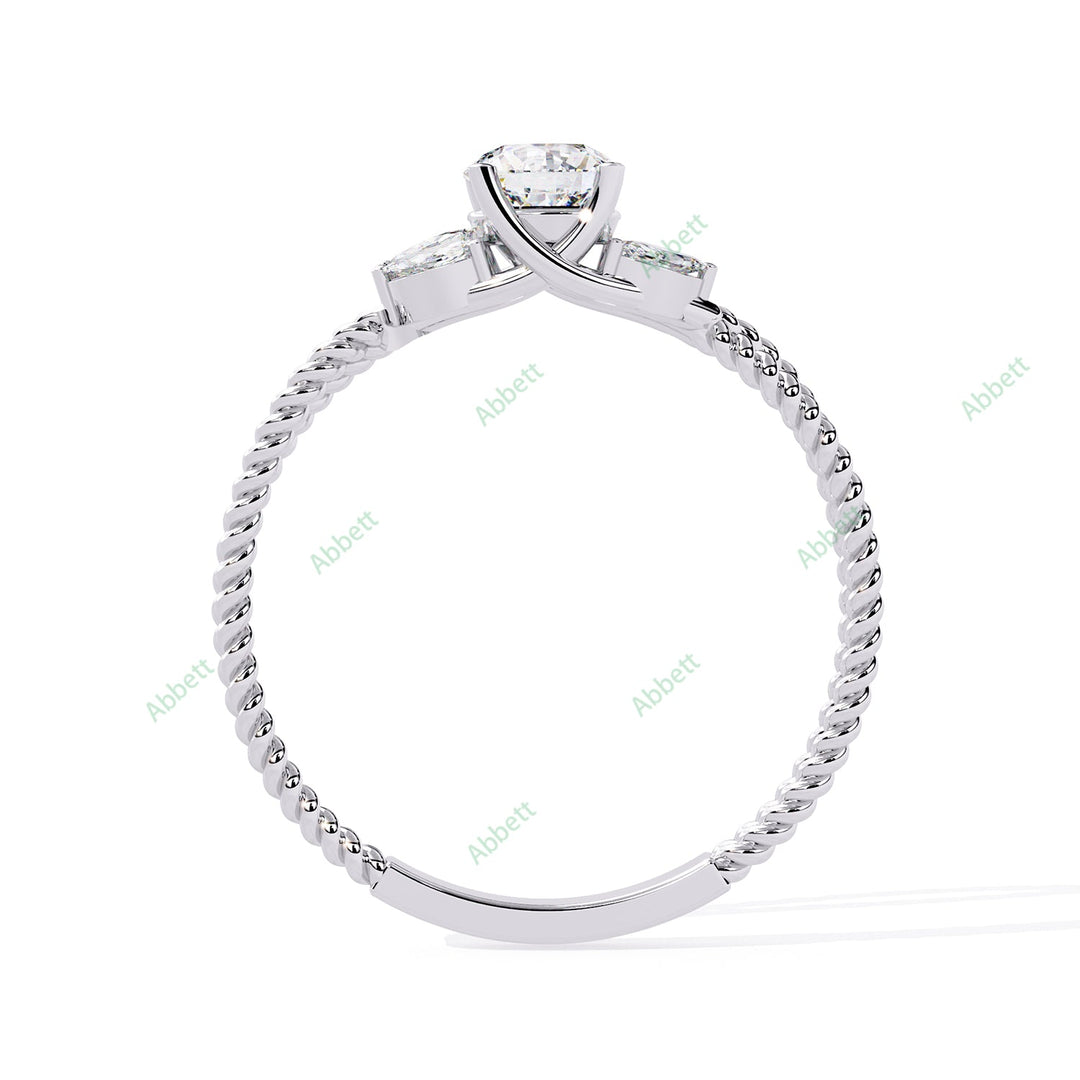 Accented Engagement Ring ENAC1205