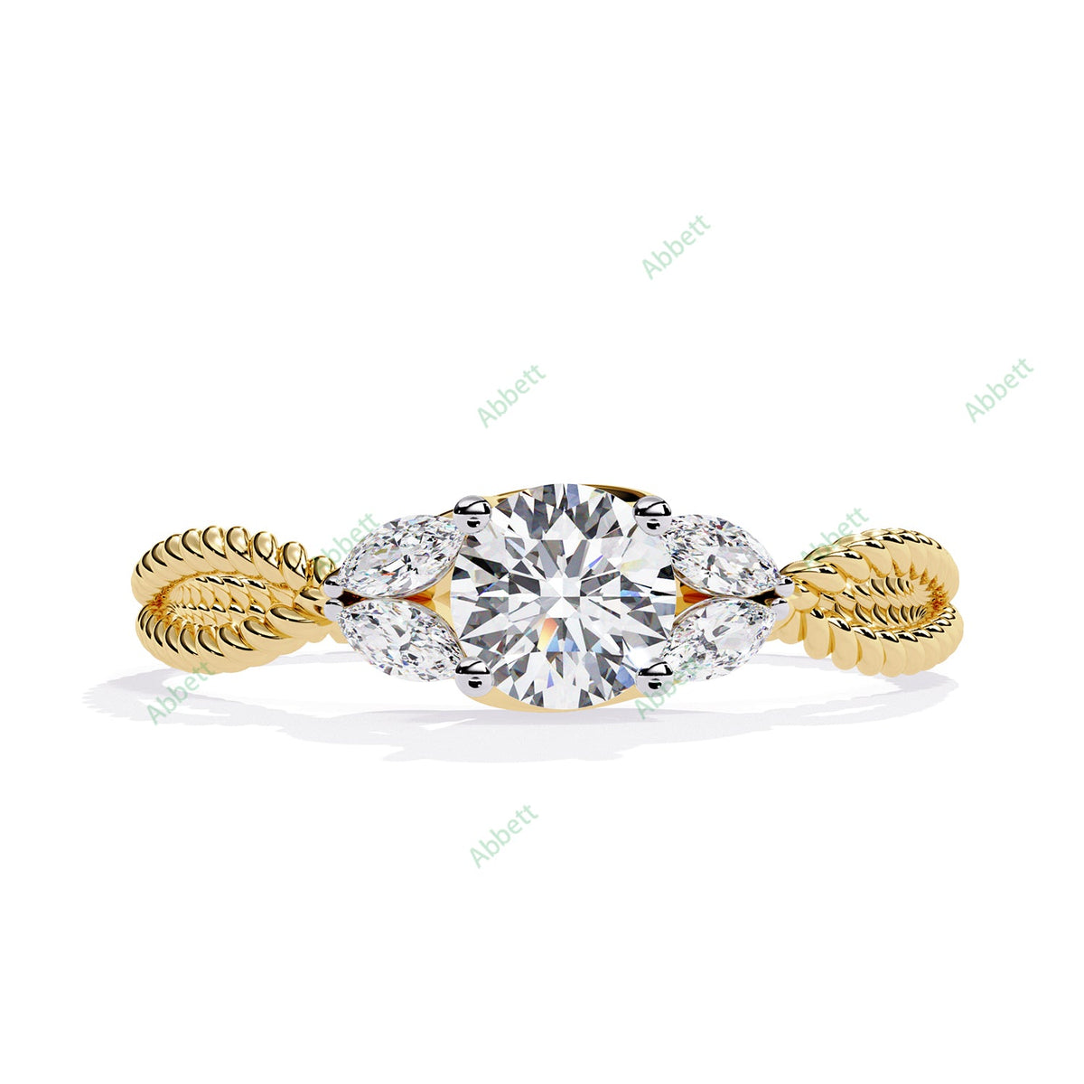 Accented Engagement Ring ENAC1205