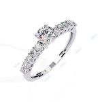 Load image into Gallery viewer, Accented Engagement Ring ENAC1208
