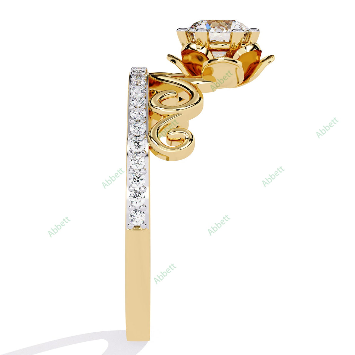 Accented Engagement Ring ENAC1210