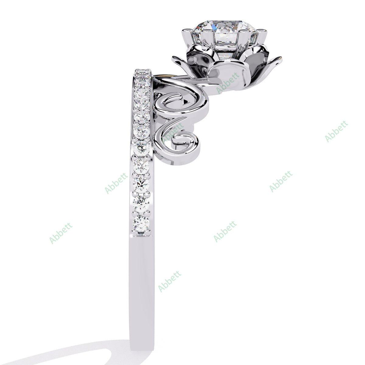 Accented Engagement Ring ENAC1210