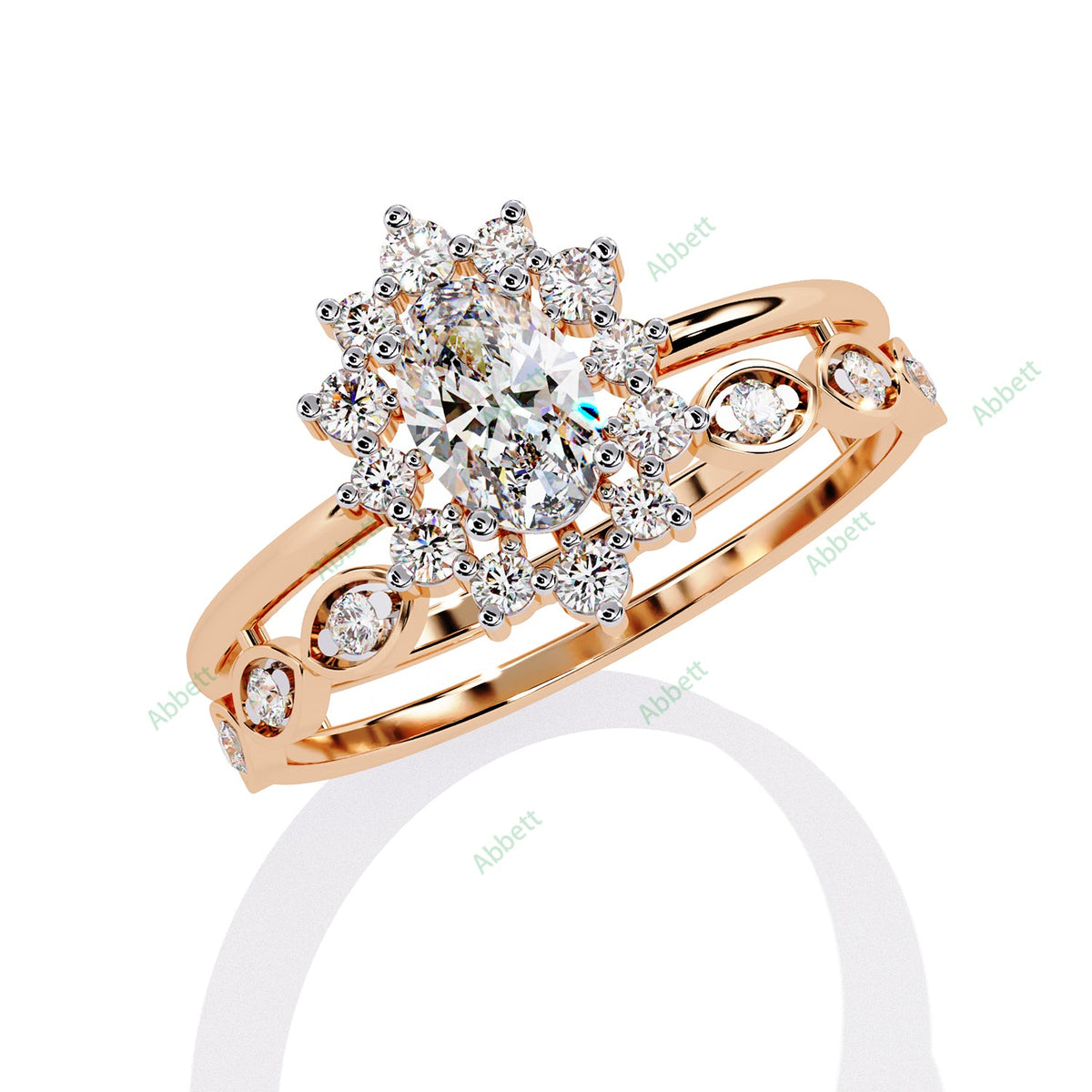 Accented Engagement Ring ENAC1212