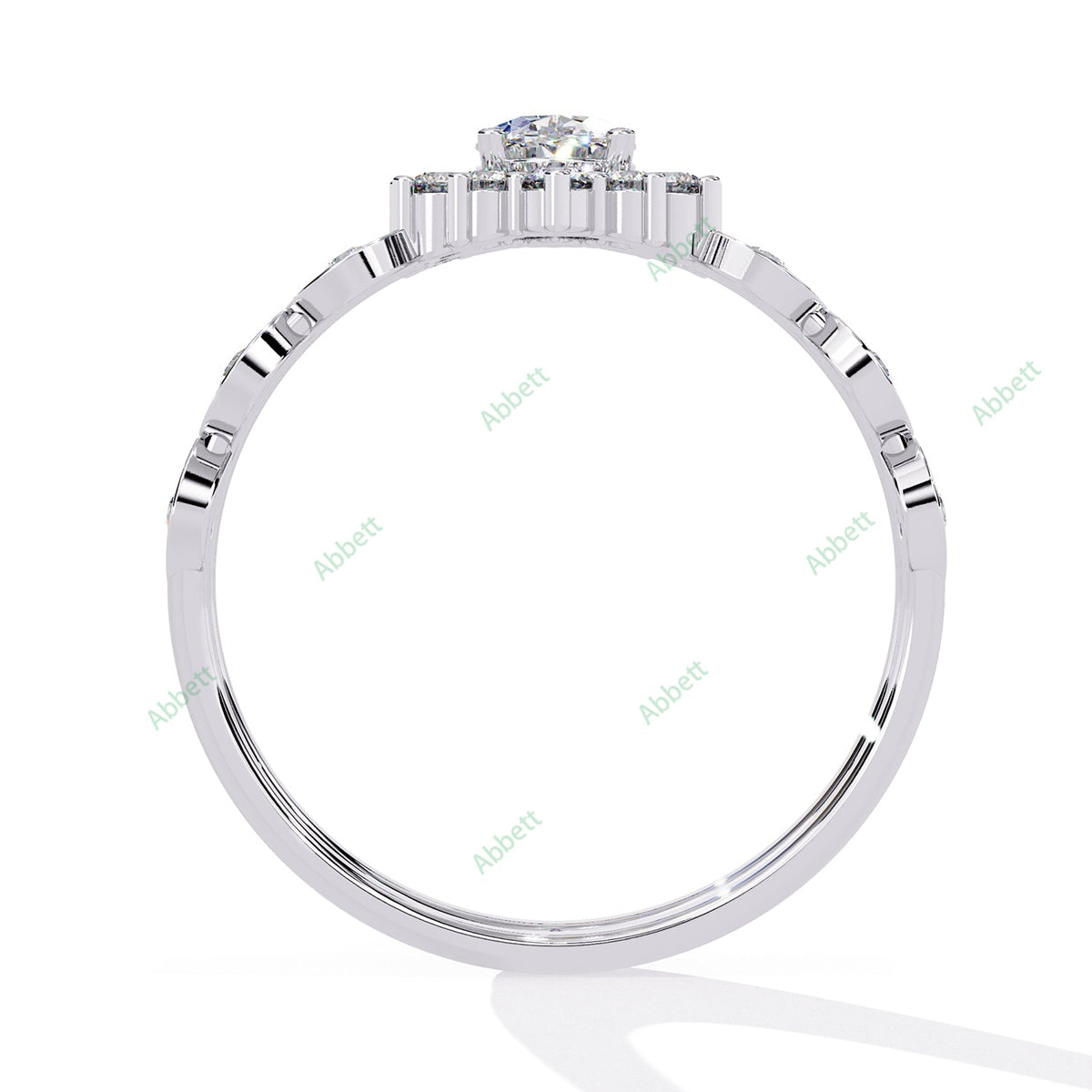 Accented Engagement Ring ENAC1212