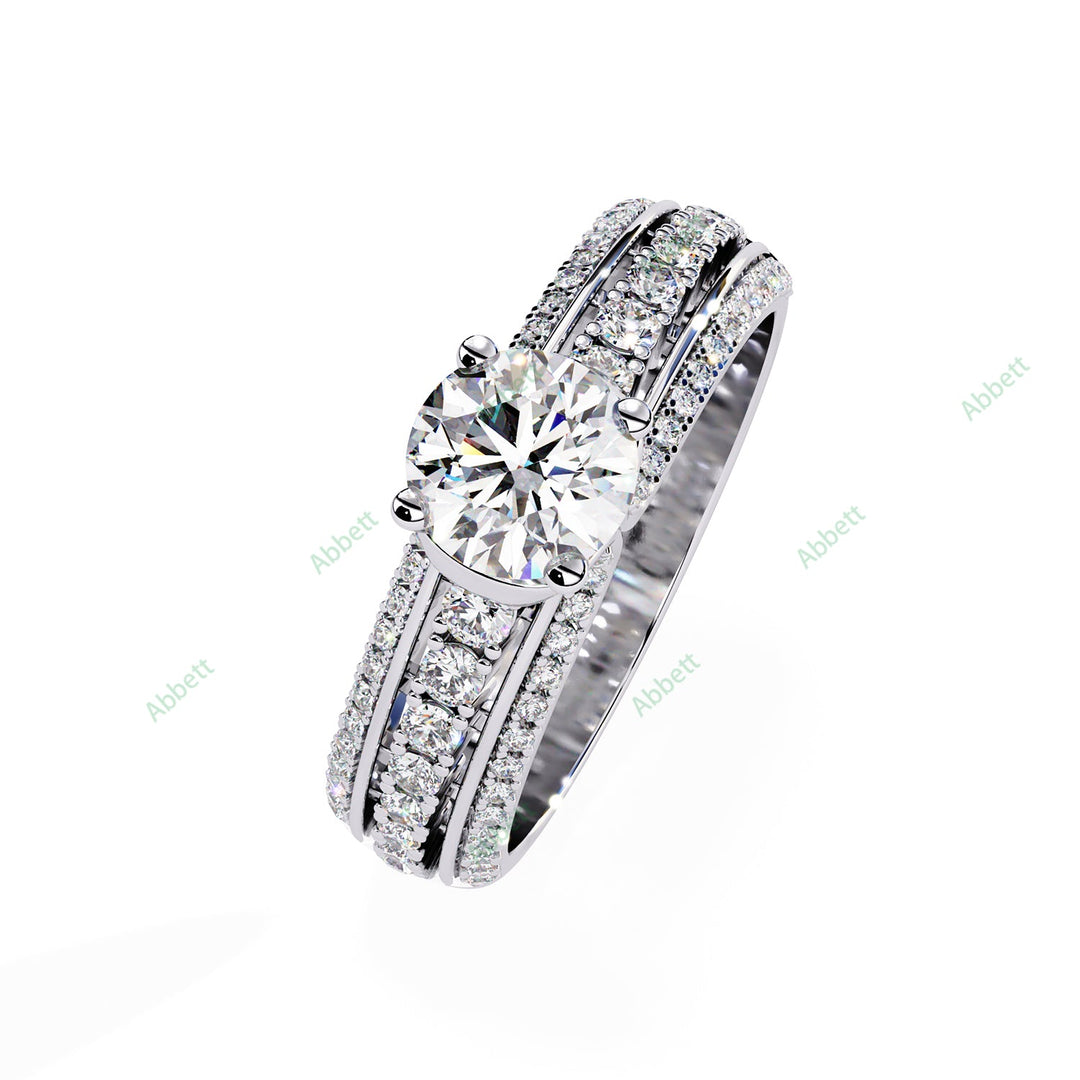 Accented Engagement Ring ENAC1215