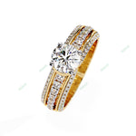 Load image into Gallery viewer, Accented Engagement Ring ENAC1215
