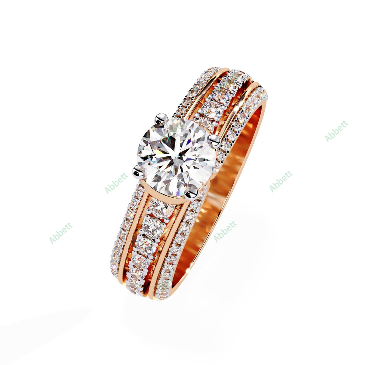 Accented Engagement Ring ENAC1215
