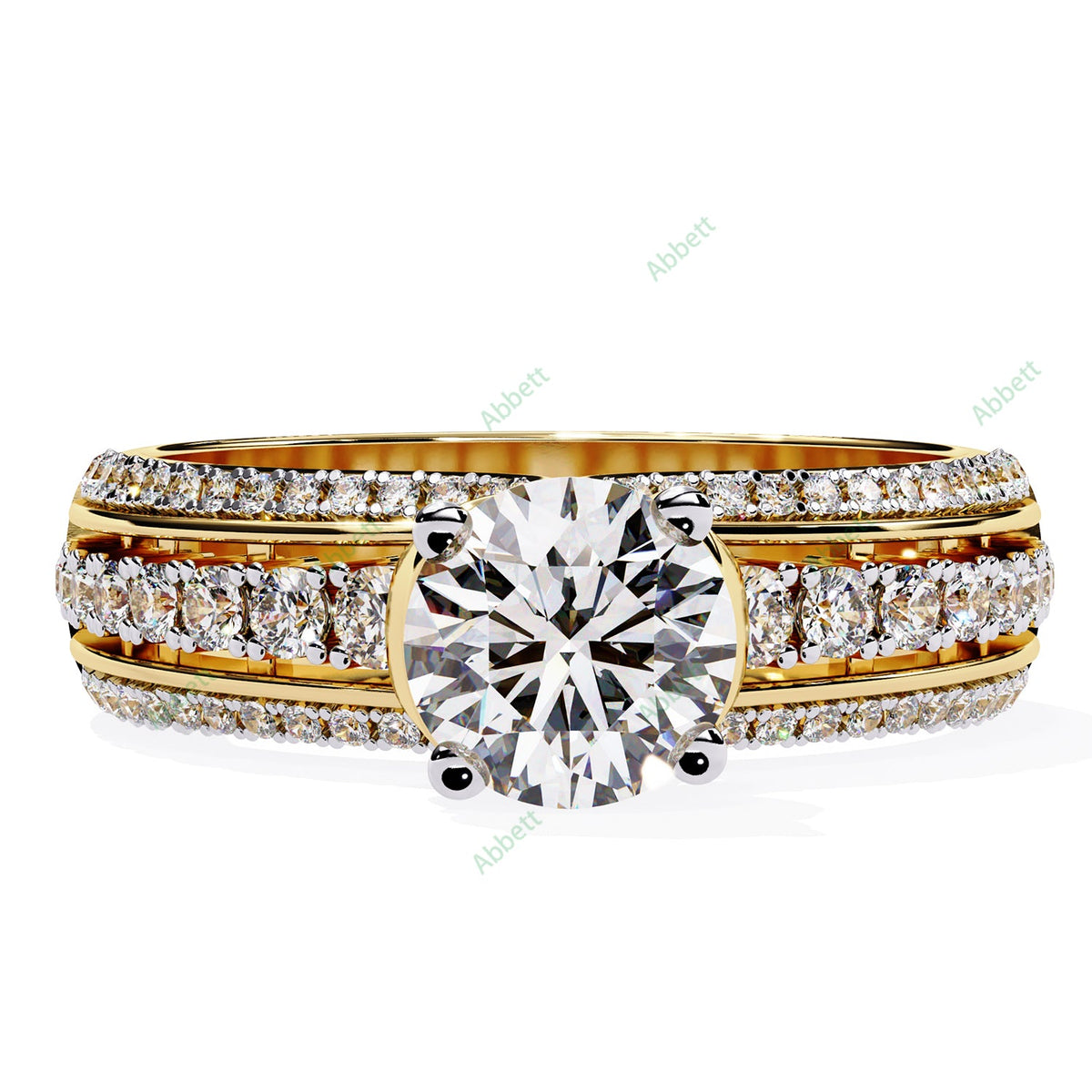 Accented Engagement Ring ENAC1215