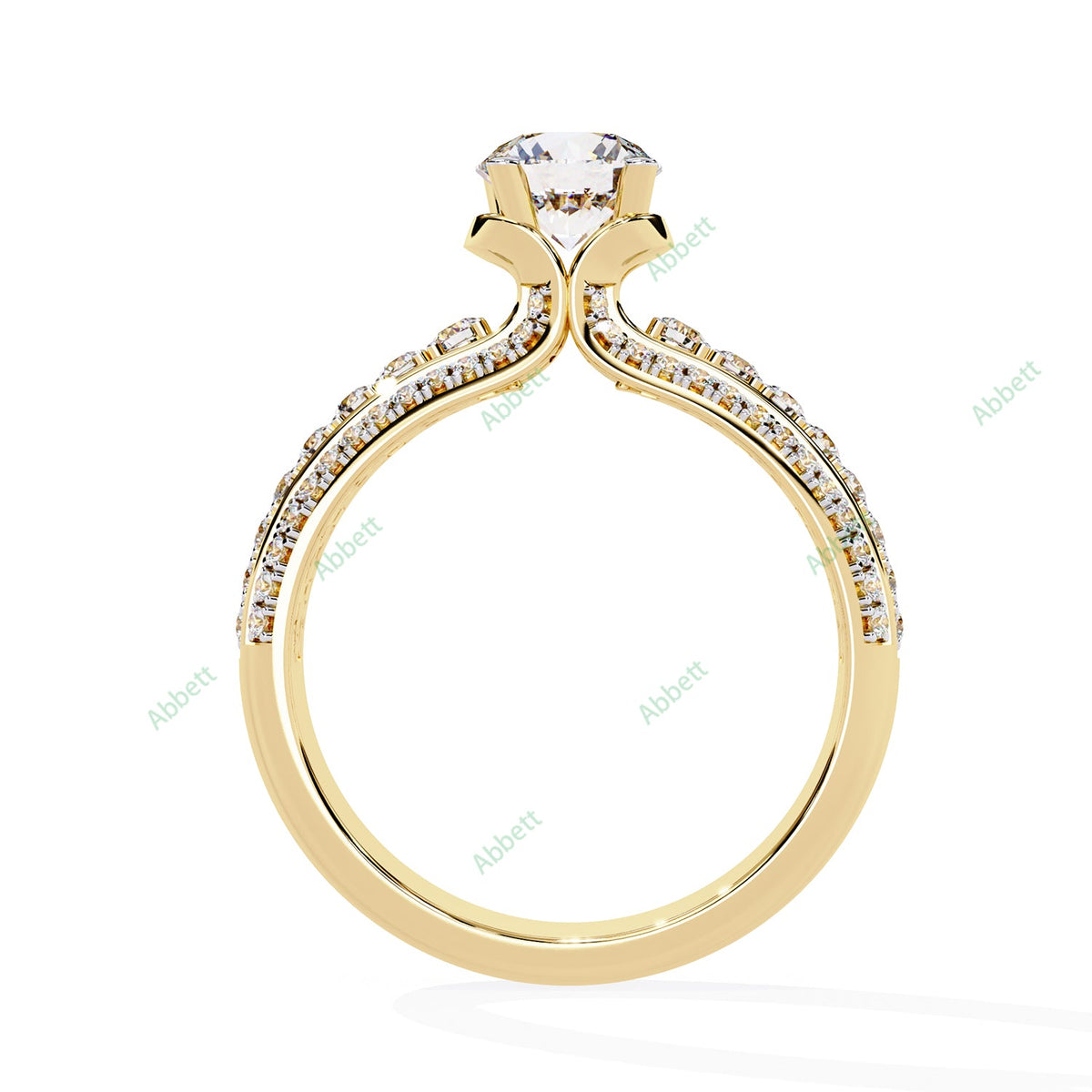 Accented Engagement Ring ENAC1215