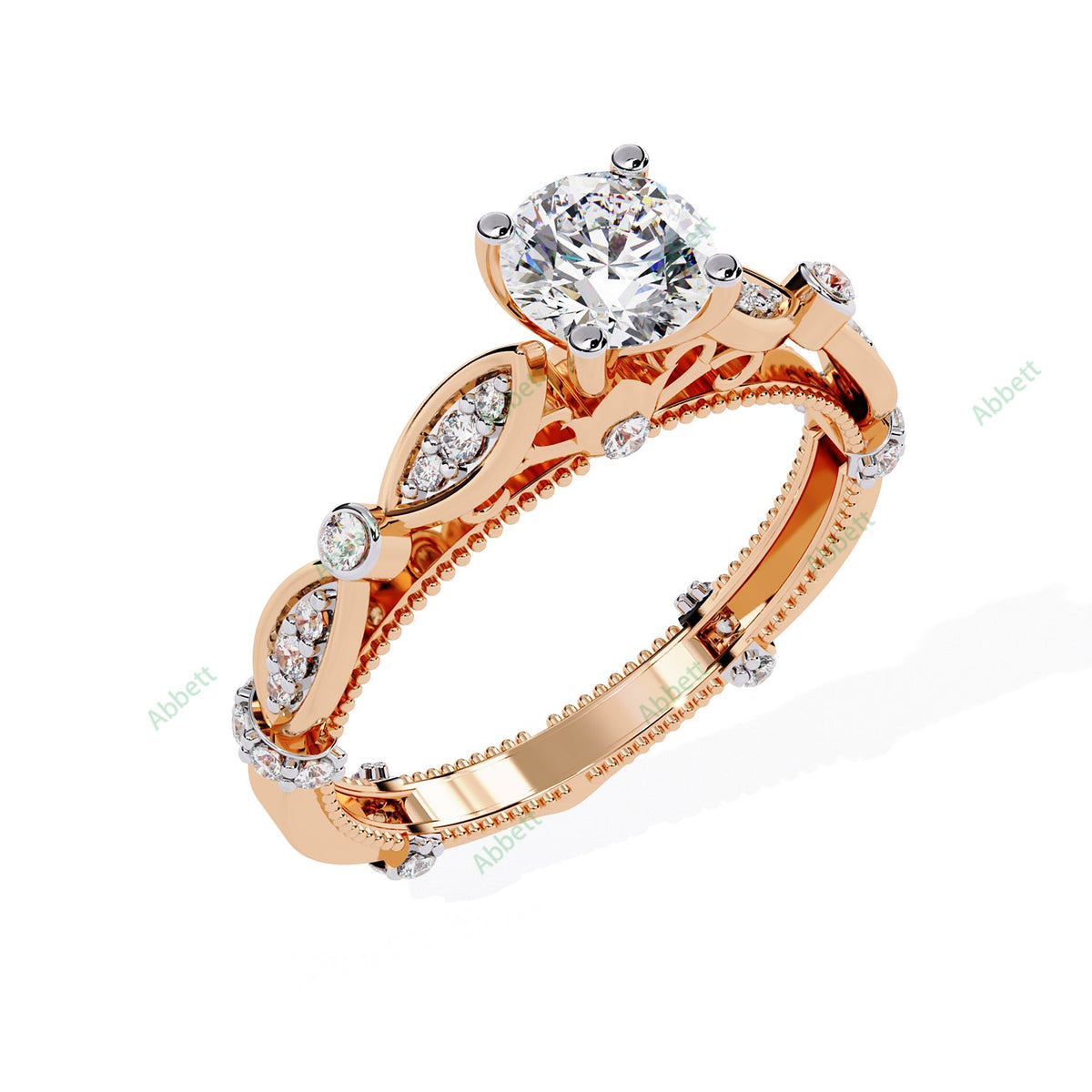 Accented Engagement Ring ENAC1217
