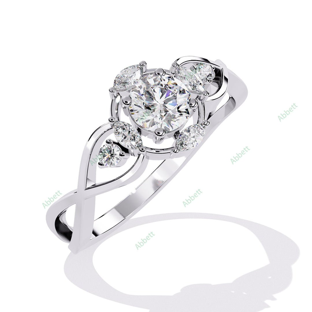 Accented Engagement Ring ENAC1218