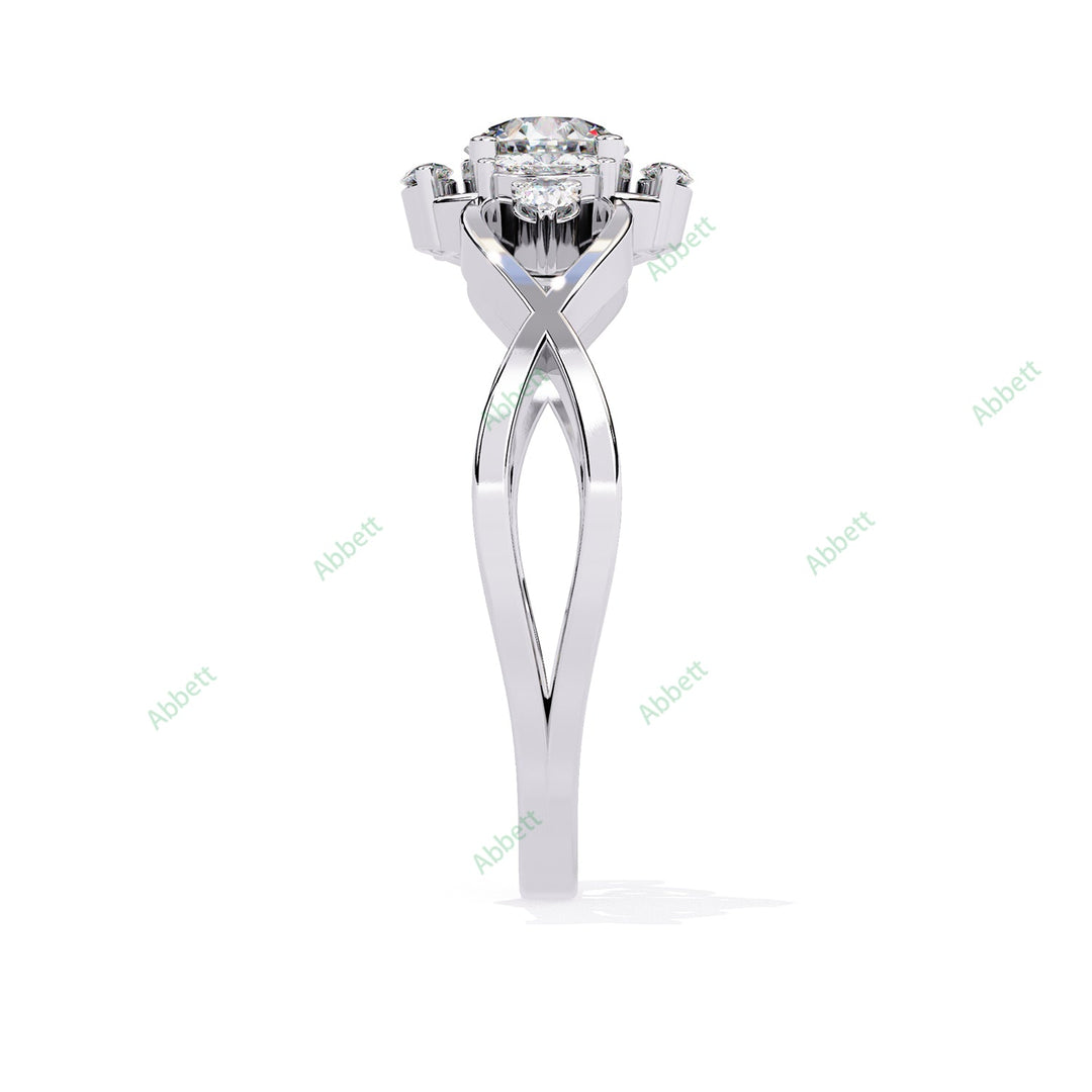Accented Engagement Ring ENAC1218