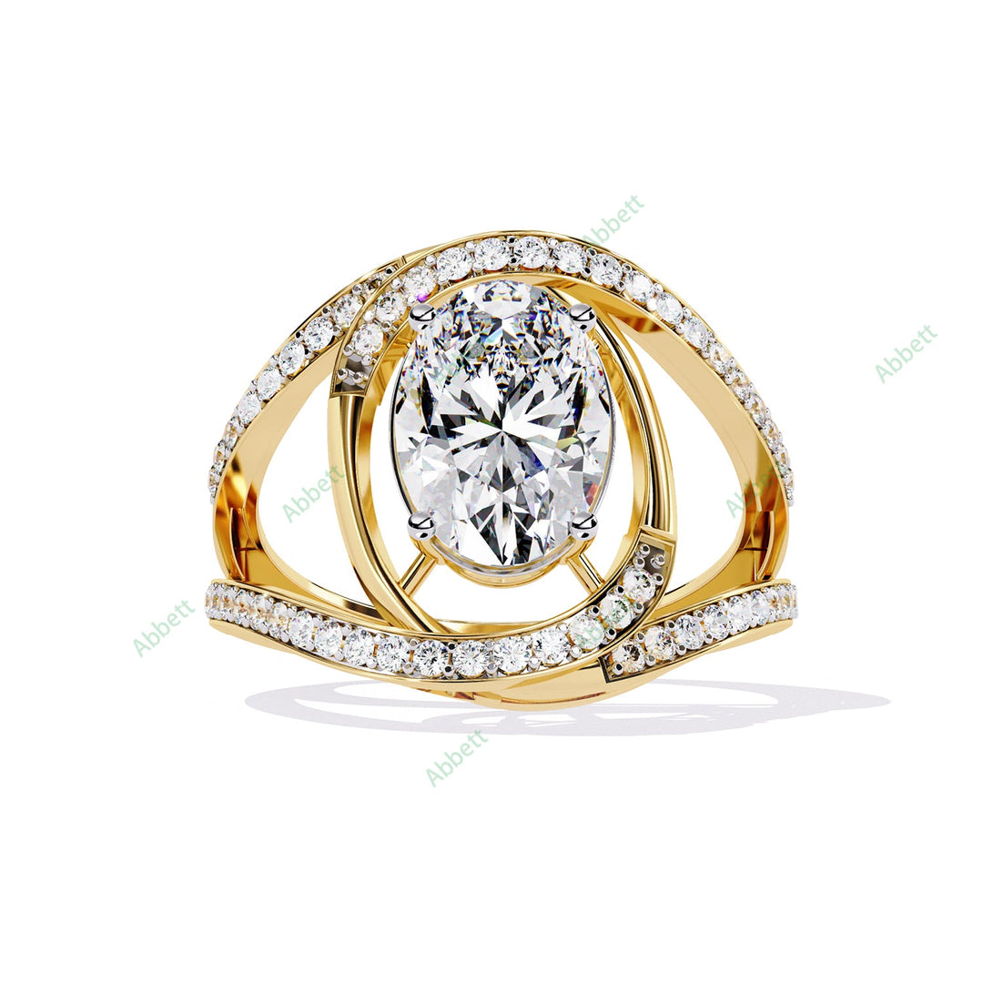 Accented Engagement Ring ENAC1219